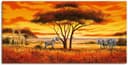 Artland Leinwandbild Afrikanische Landschaft II auf Holzrahmen Bild 2