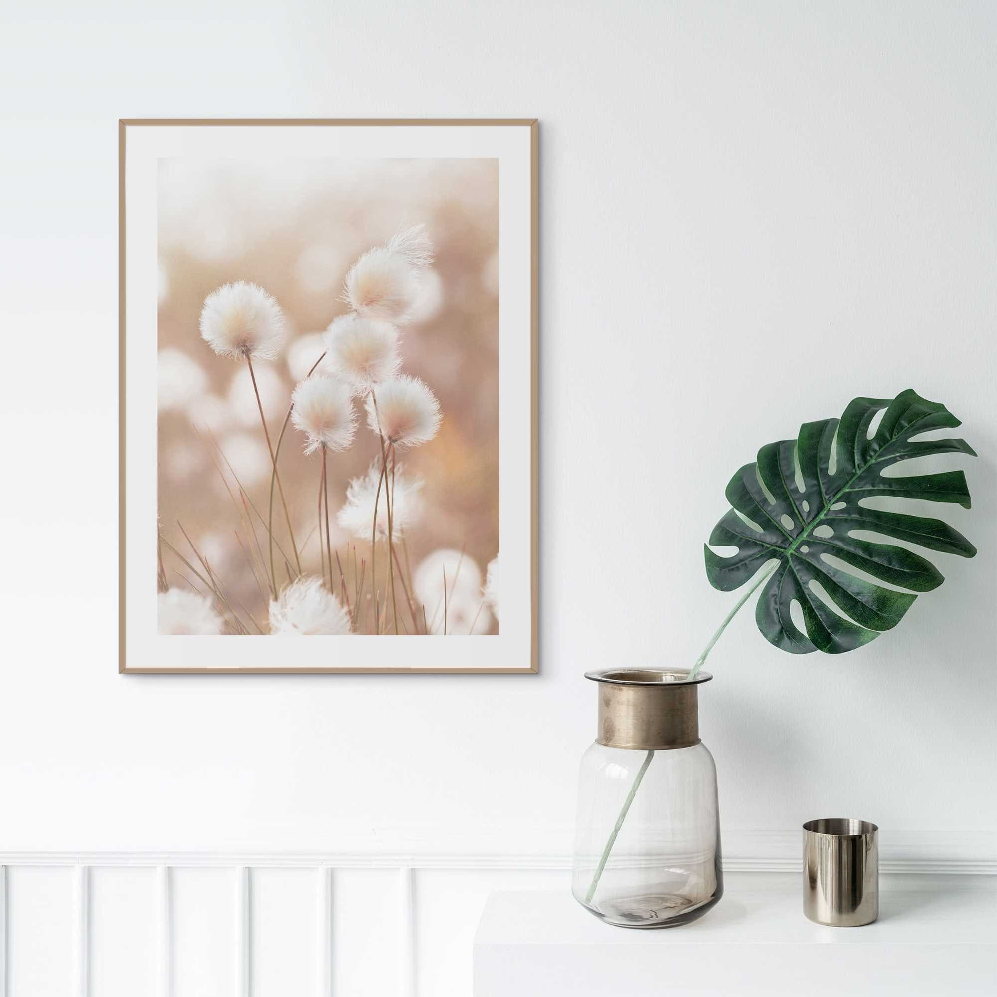 REINDERS Bild mit Rahmen Cotton Pops Beige - Bild 2