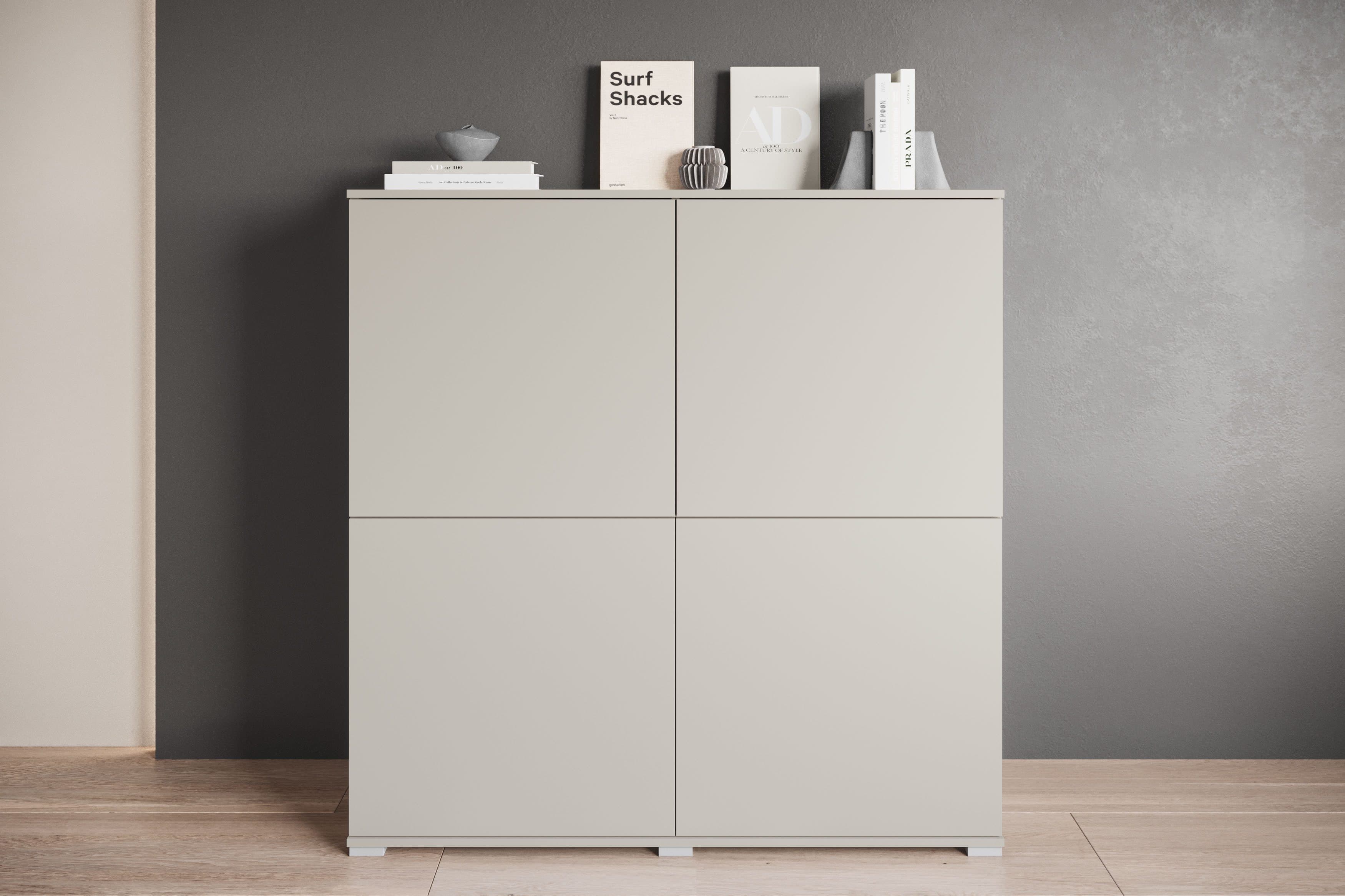 OTTO HOME Highboard Kenia Modern Grifflos Kaschmir Push-to-Open - Bild 2