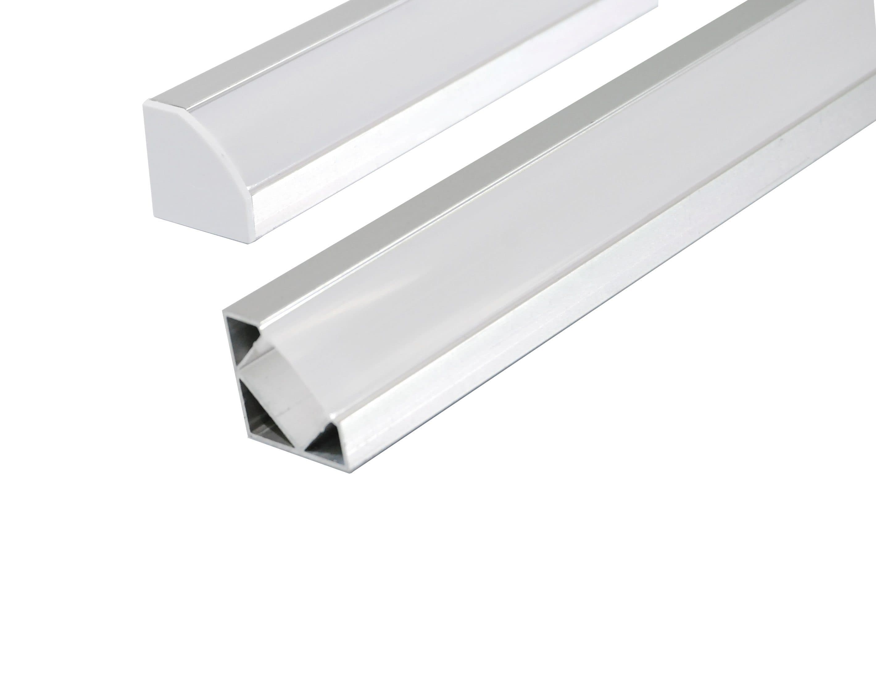 ENERGMiX LED-Profil 2m Eckleiste Alu mit Clips - Bild 2