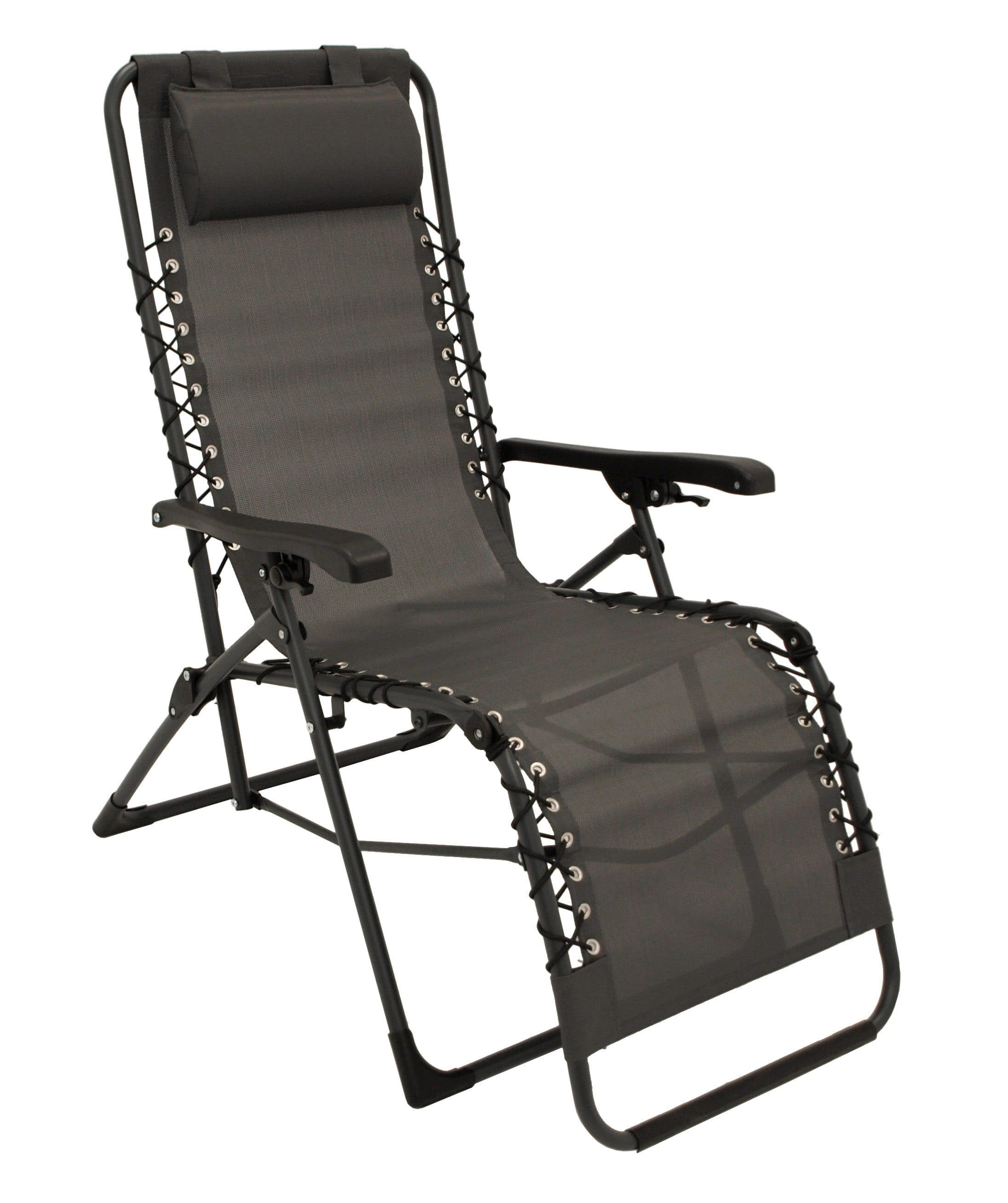DEGAMO Relaxsessel NIZZA Grau - Stufenlos Verstellbar & Klappbar - Bild 2
