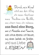 artissimo Spruchbild Familie Liebeserklärung Kind Baby Bild 2
