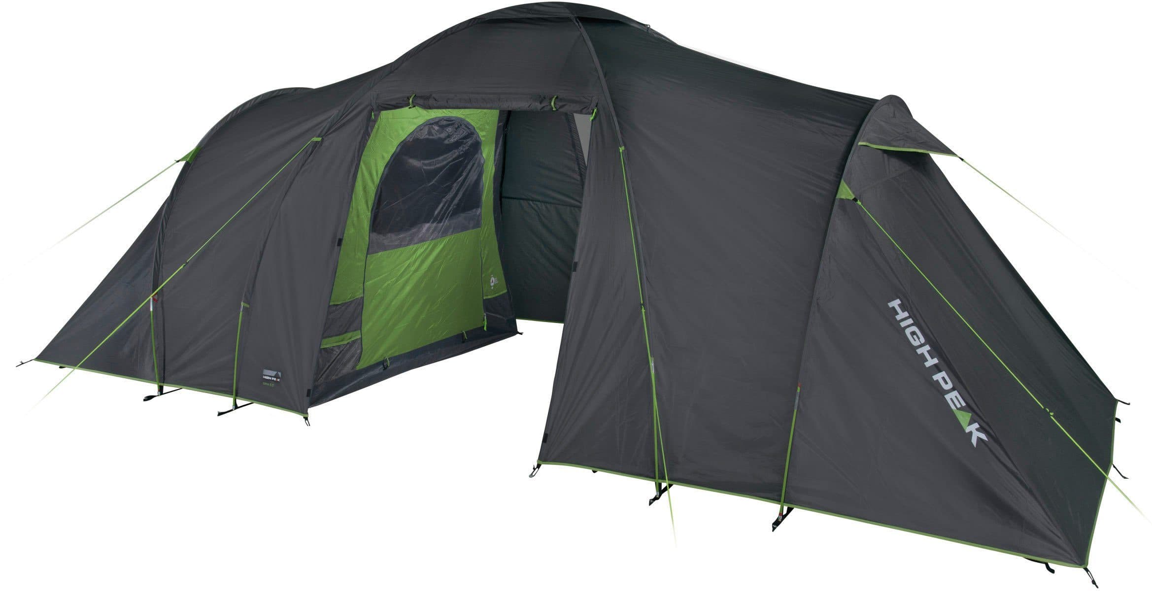 HIGH PEAK Como 4.0 Kuppelzelt Dunkelgrau-Grün 4 Personen - Bild 2
