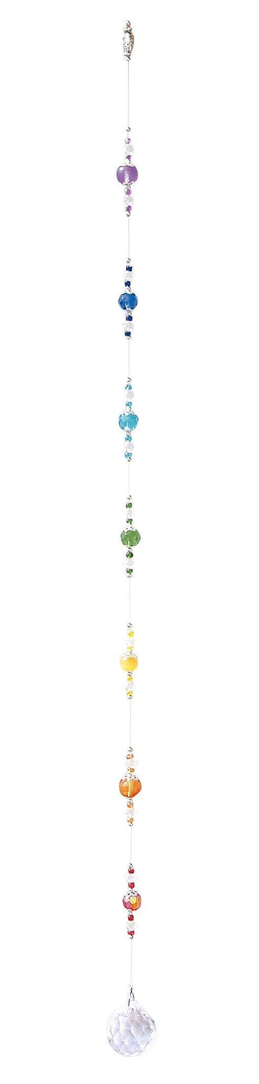 Saraswati Hängedekoration Suncatcher Glas Metall 30mm Bleikristall Kugel