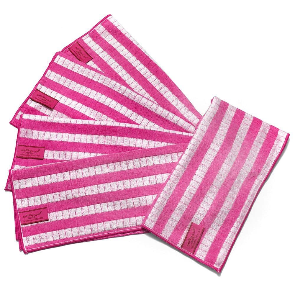 Das Blaue Wunder® Geschirrtuch EXTRA 5-tlg. Rosa Bambusfasern - Bild 2