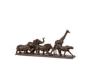 J-line Tierfigur 5 Tiere Afrika Elefant Giraffe Braun Bild 2