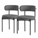 ML-DESIGN Polsterstuhl Esszimmerstühle Gruppe 2er Set Grau Bild 2