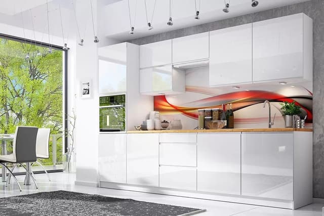 ROYAL24_MARKT Mikrowellenumbauschrank Aspen - Modernes Design mit Stauraum