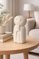 FaHome Jizo Figur Deko Steinoptik Wetterfest Garten Wohnzimmer Bild 2
