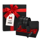 Jungengel Herren Geschenkset Geldbörse Gürtel Schlüsselanhänger Feuerzeug Bild 2