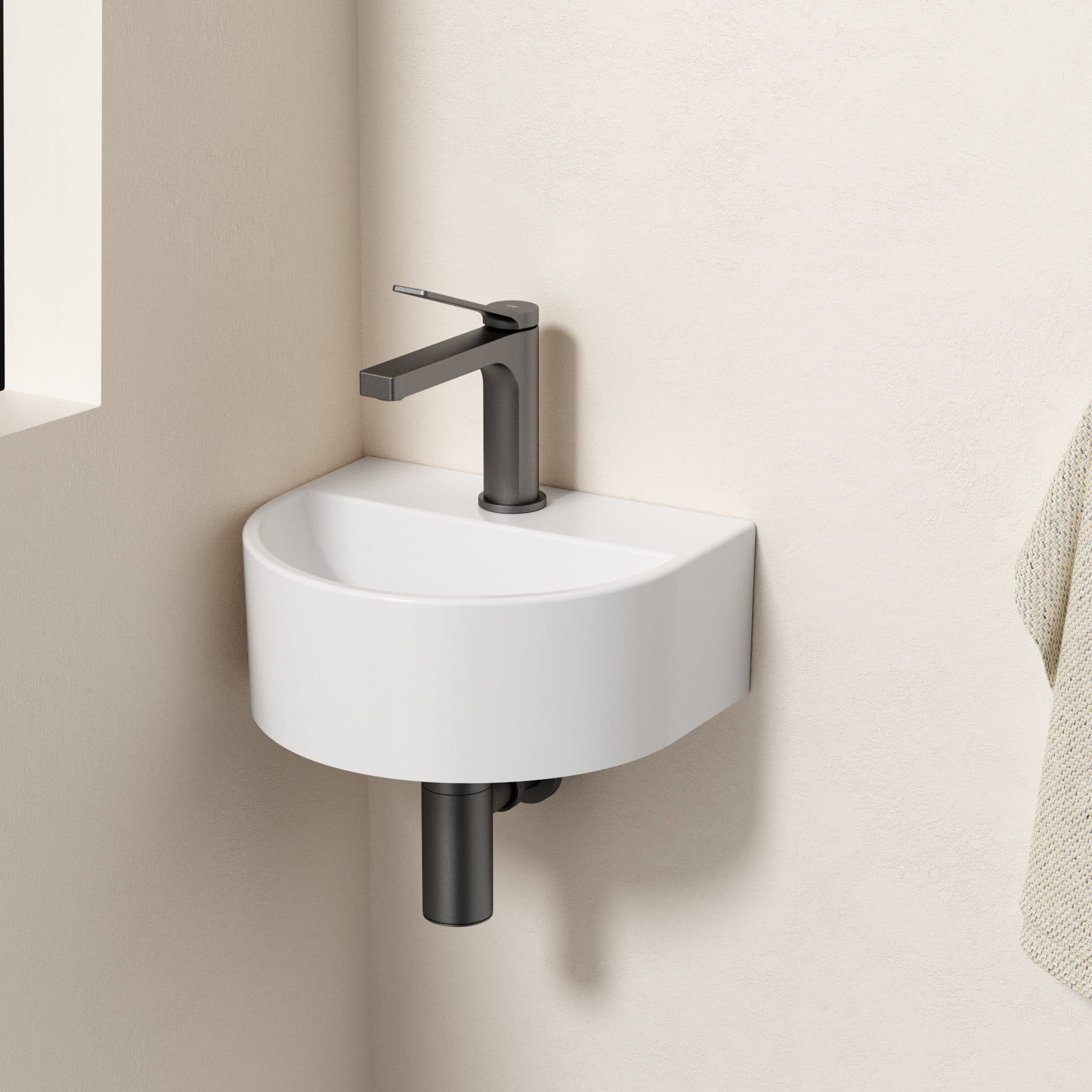EMKE Aufsatzwaschbecken Oval Weiß Keramik - Bild 2