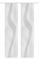 HOME WOHNIDEEN Schiebegardine 2er-Set VALESI Polyester Grau/Rosé/Mint-Grün Bild 2