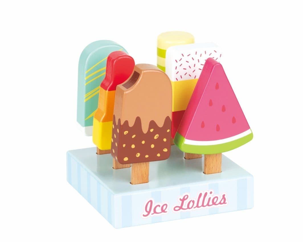 Lelin Lernspielzeug Holz Eisstand mit 6 Stieleis - Bild 2