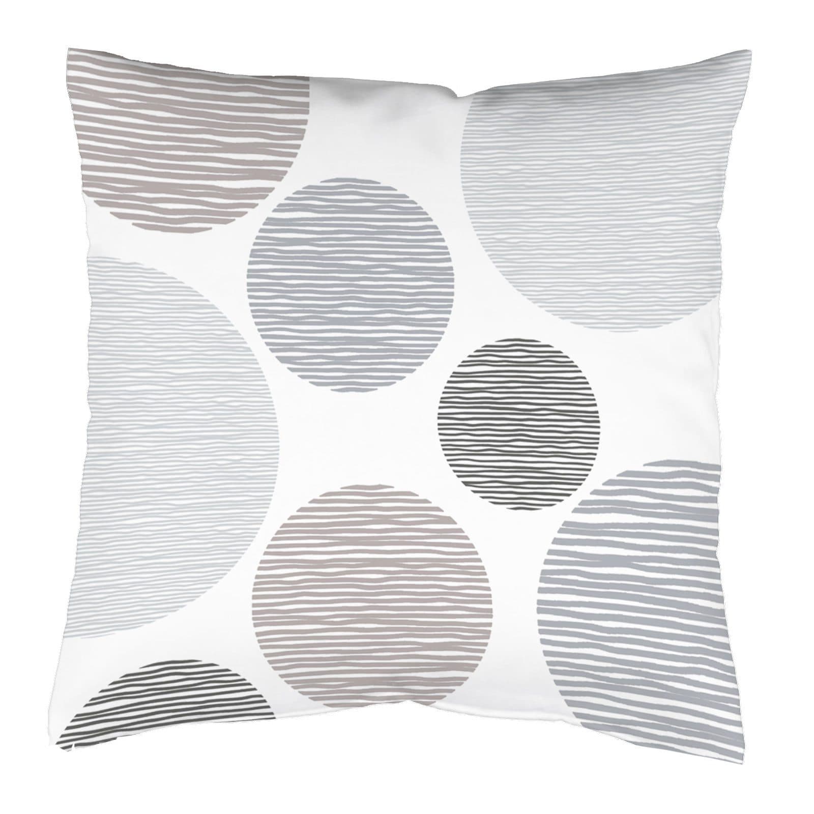 Home Basics Dekokissenhülle BORDEN Grau 40x40cm Polyester