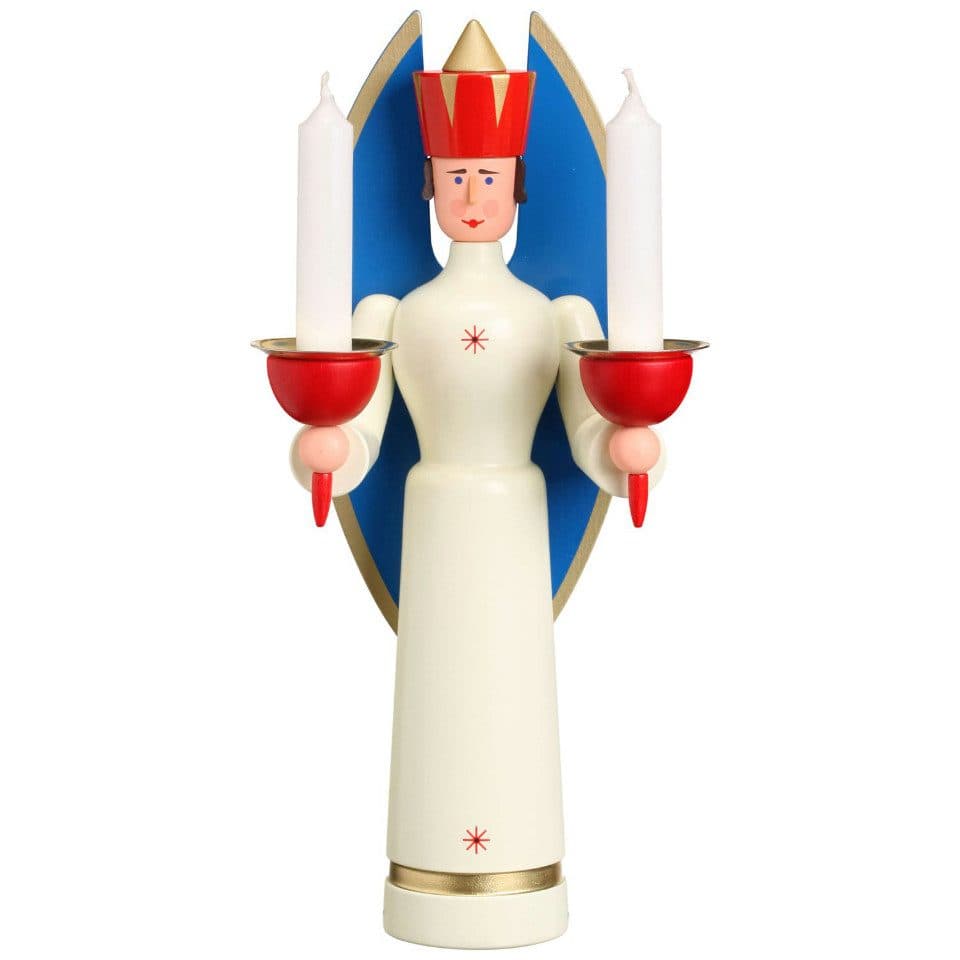 Seiffener Volkskunst Engelfigur 25 cm