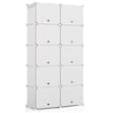 Mondeer Schuhregal Kunststoff-Schuhschrank 40 Paar Schuhe Bild 2