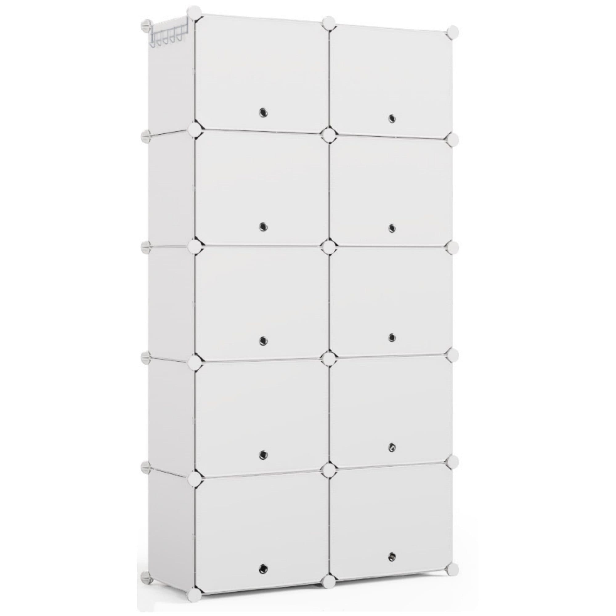 Mondeer Schuhregal Kunststoff-Schuhschrank 40 Paar Schuhe - Bild 2