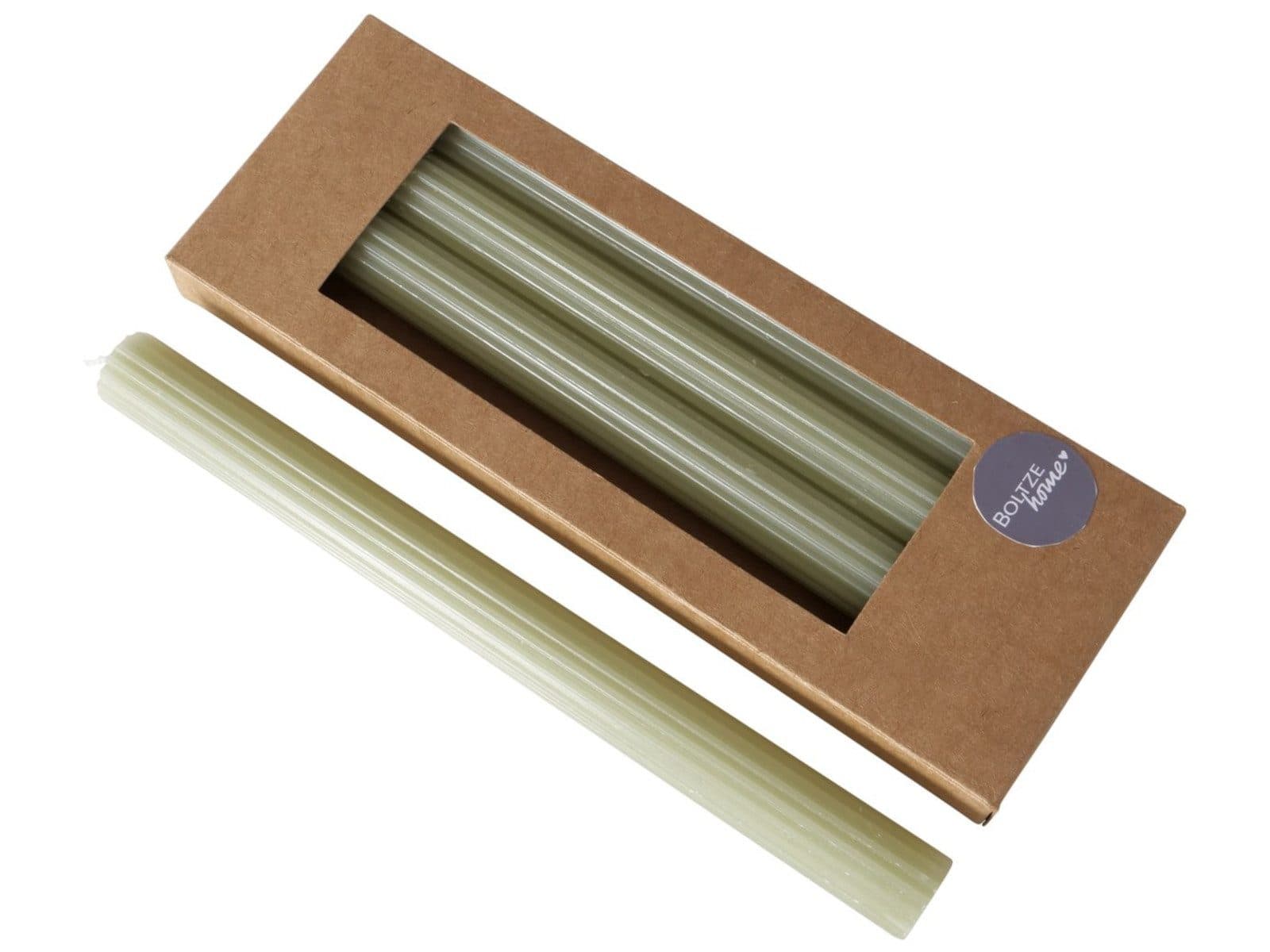 BOLTZE Duftkerze Classic Stabkerze Grün 4tlg