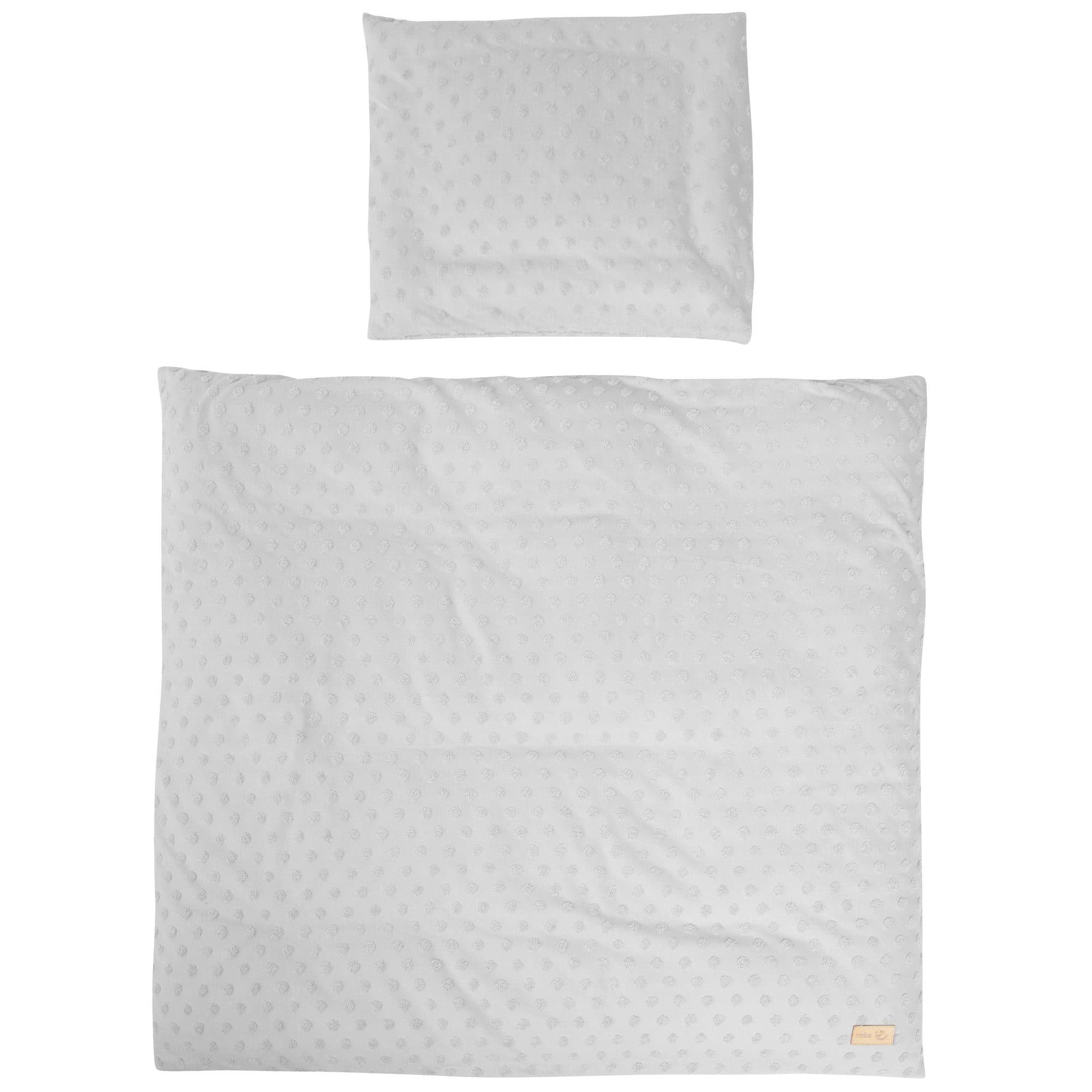 roba® Babybettwäsche Lil Planet Jersey Silbergrau Bio Baumwolle - Bild 2
