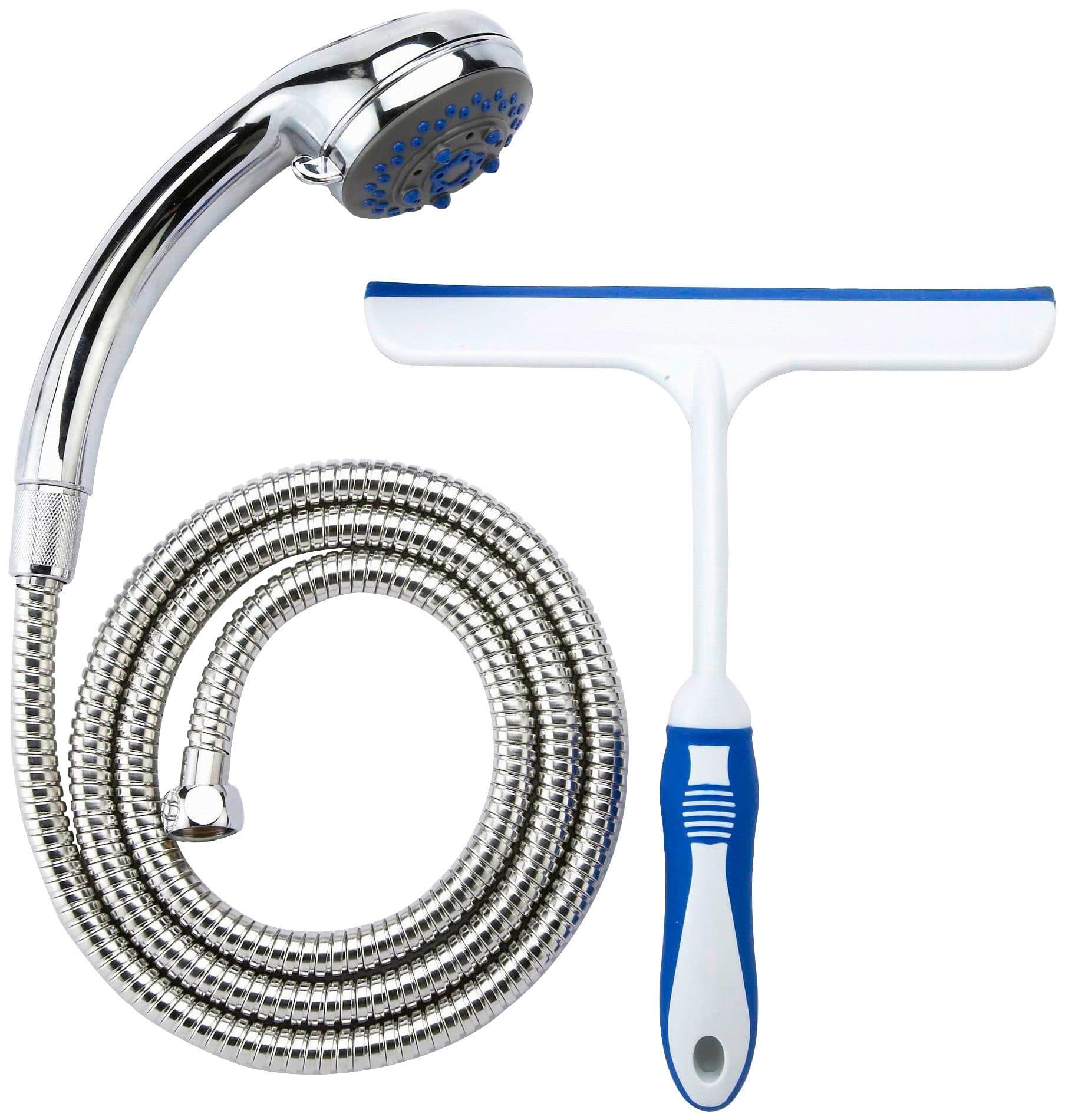 Schütte Handbrause Set 3-tlg. Silber mit Abzieher und 3 Funktionen