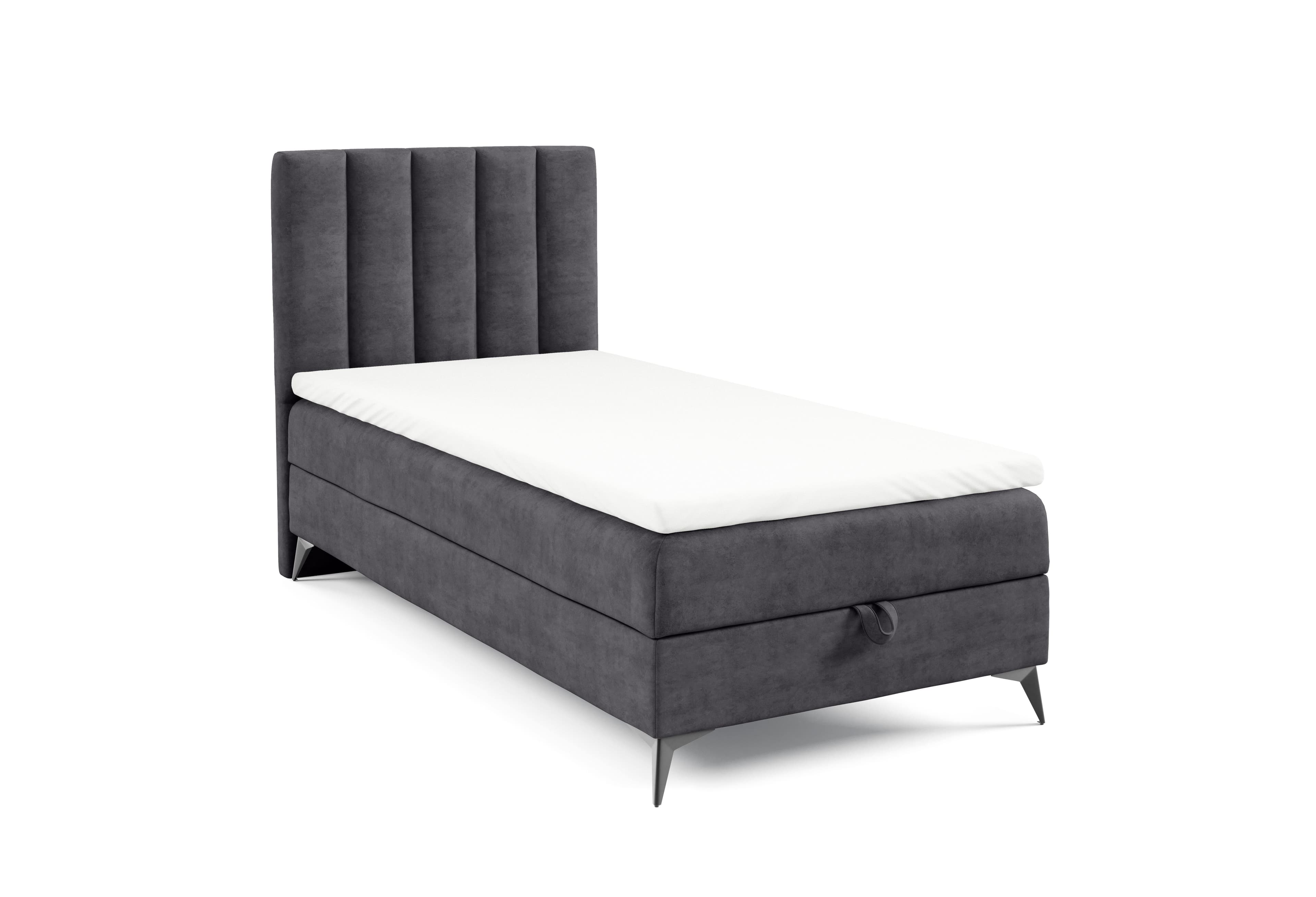 Best for Home Boxspringbett K10 Single SLIM mit Bettkasten & Topper H3 - Bild 2