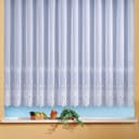 WECKBRODT Gardine Santos Weiß Stickerei Voile Bild 2