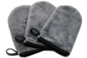 ZOLLNER24 Waschlappen 3er Set Schwarz Polyester Polyamid Bild 2