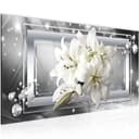 Runa Art Wandbild Blumen XXL 100x40 cm Modern Bild 2