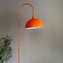 Bamyum Stehlampe Modern Metall E27 Verstellbar Orange Bild 2