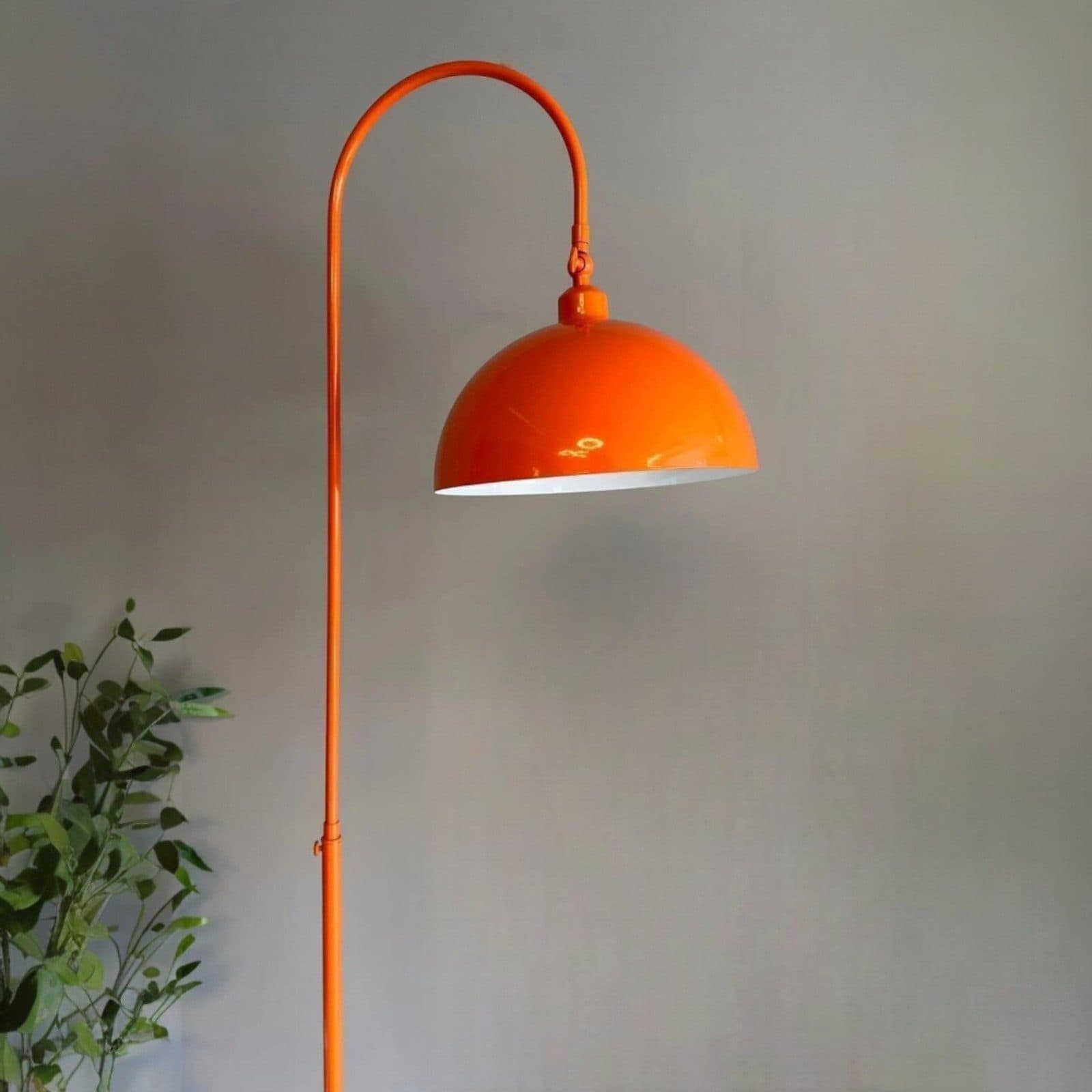 Bamyum Stehlampe Modern Metall E27 Verstellbar Orange - Bild 2