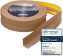 HOLZBRINK Sockelleiste selbstklebend PVC 32x23mm, 1m Rolle, Küchenleiste Abschlussleiste für Badezimmer Farbe: Eiche hell Bild 2