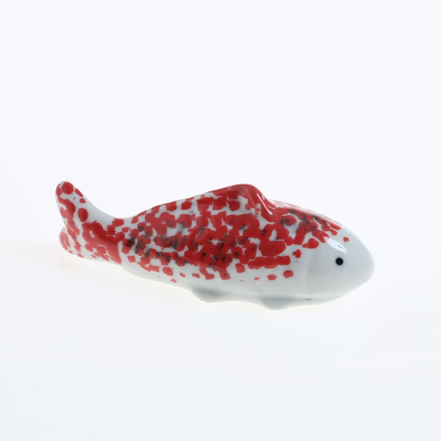 MARELIDA Dekofigur schwimmender Fisch Teichdeko Koi Karpfen Porzellan - Bild 2
