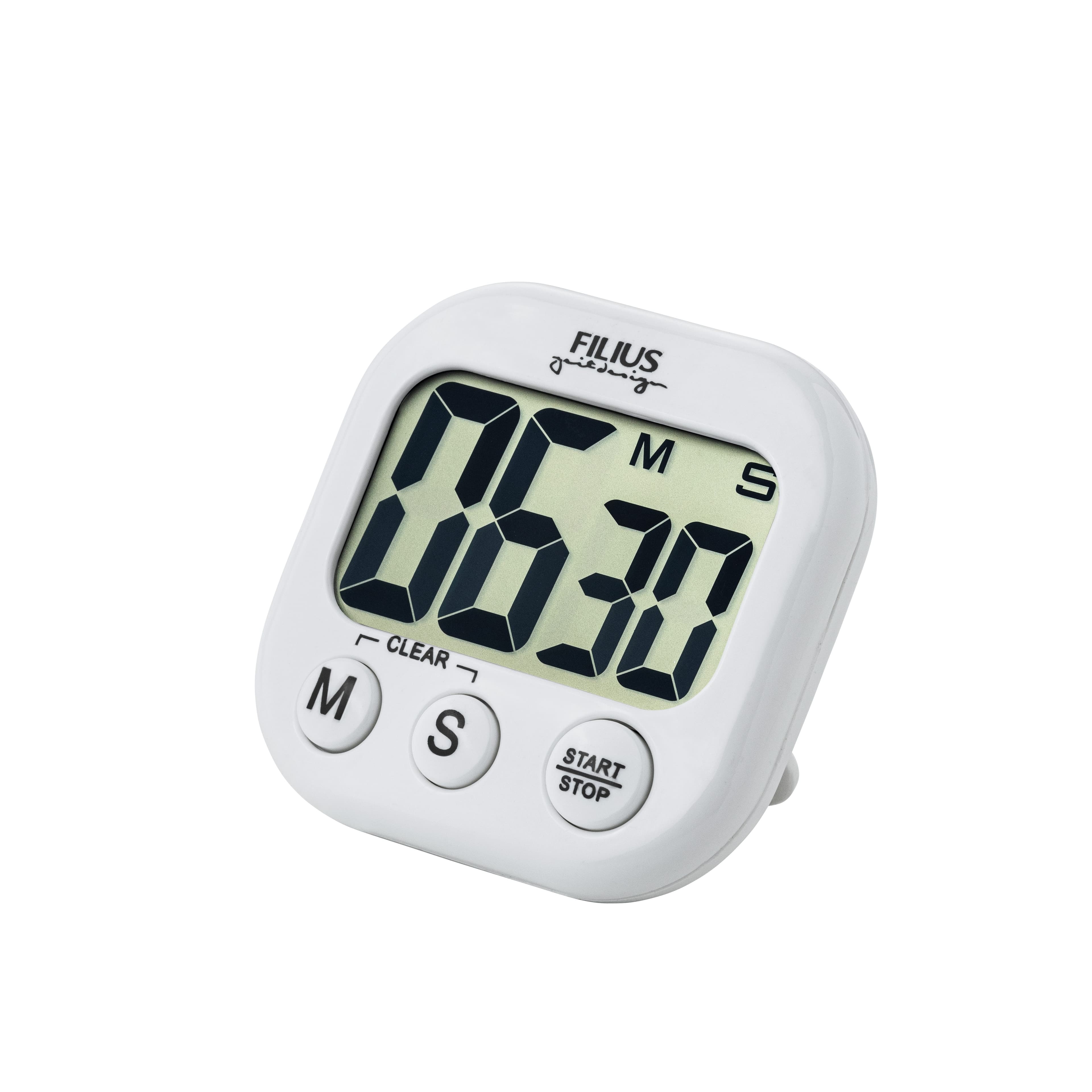 Kurzzeitmesser FILIUS ZEITDESIGN, weiß, digital, Piepalarm