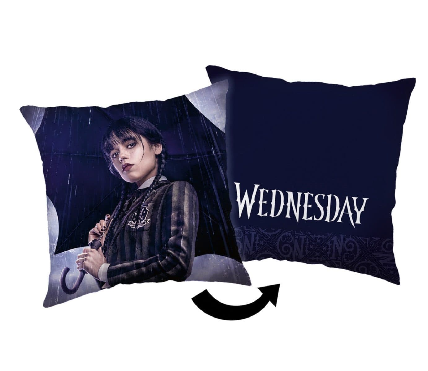 Wednesday Dekokissen Premium Polar-Fleece 40x40 cm Digitaldruck