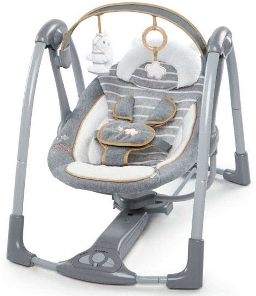 Ingenuity Babyschaukel Swing'n' Go Bella Teddy Tragbar - Bild 2