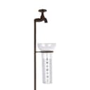 FTWdesign Regenmesser Metall Wasserhahn Optik Niederschlagsmesser Bild 2