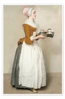Posterlounge Wandbild Das Schokoladenmädchen Jean Etienne Liotard Poster Bild 2