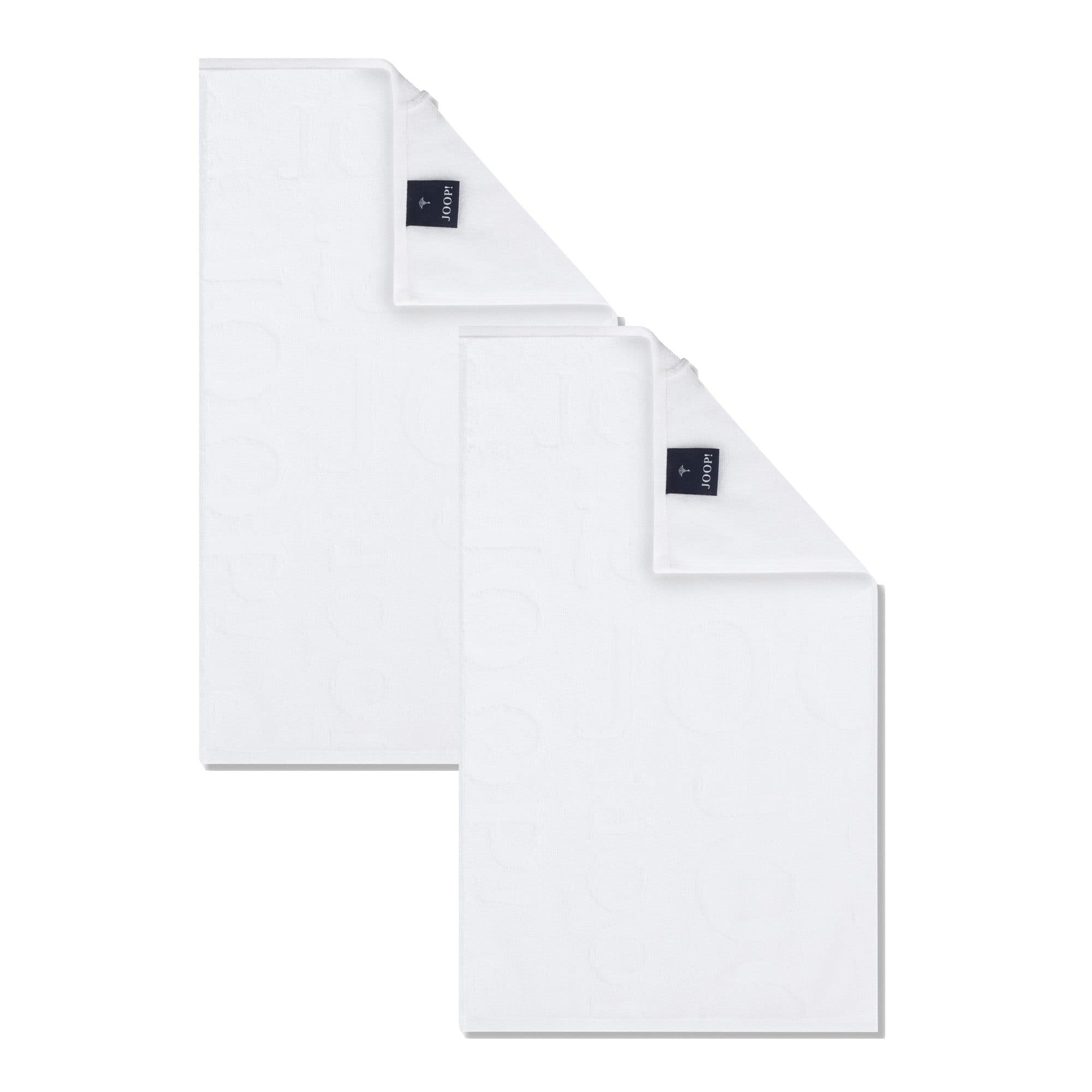JOOP! Handtuch-Set 2-tlg. 30x50 cm Weiß Baumwolle - Bild 2