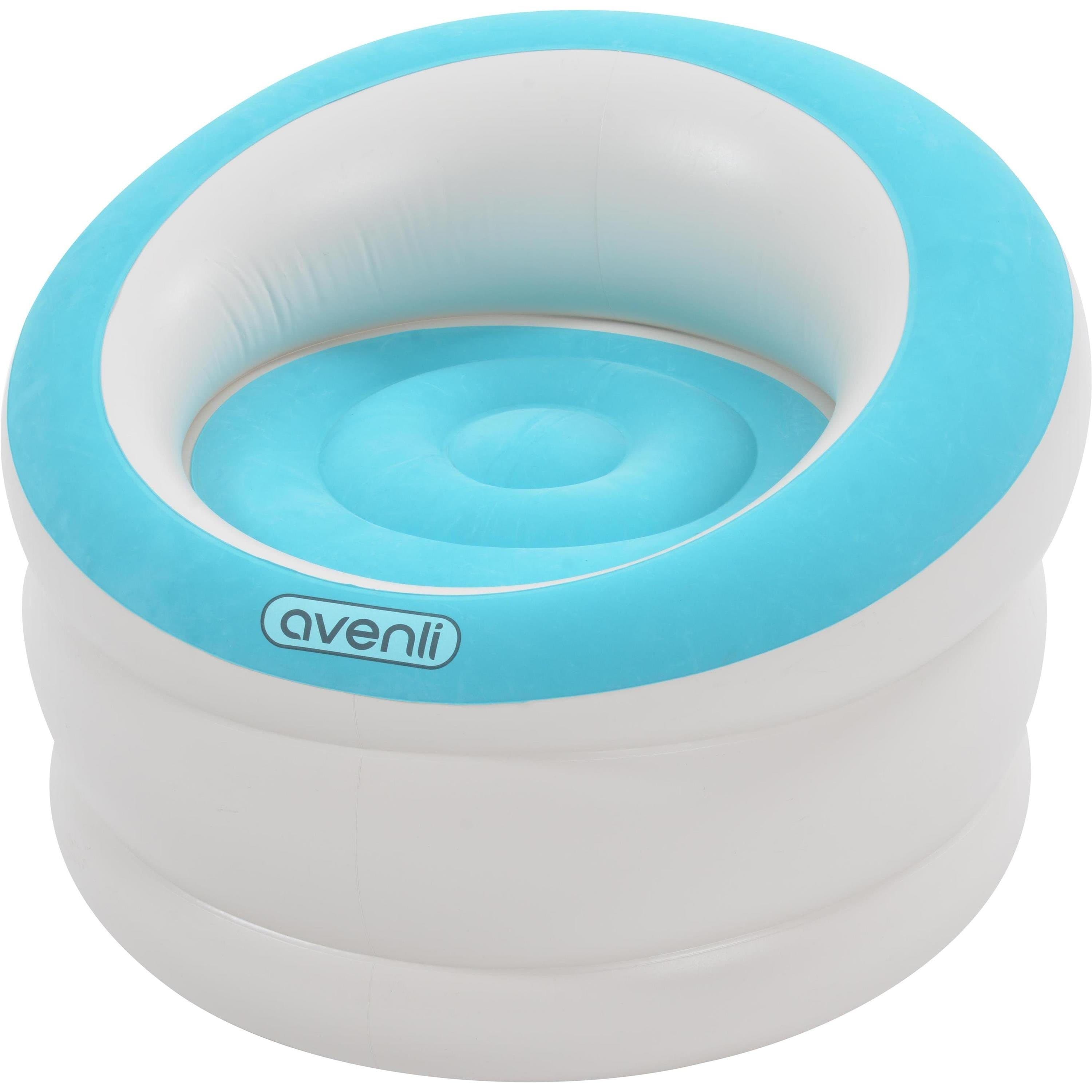 Avenli Luftsessel Aufblasbar Blau PVC Wasserabweisend - Bild 2