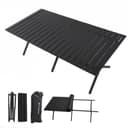 CITYSPORTS Falttisch Camping Schwarz Klappbar 120x60cm Bild 2