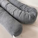 LittleANTunique Nestchenschlange Bettschlange Wickeltischumrandung cord grau Bild 2