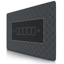CSL XXL Pokermatte Schwarz 100x60cm - Abwaschbar & Gummiert Bild 2