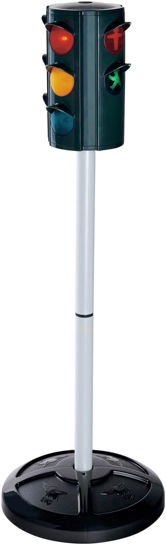 BIG Verkehrsampel Ampelmann Indoor Outdoor Spielzeug mit LED - Bild 2
