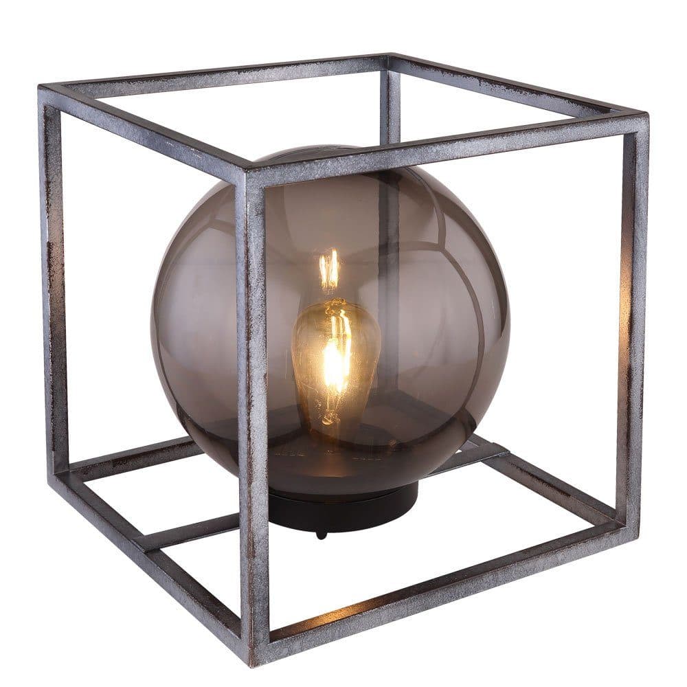 GLOBO LIGHTING Solarleuchte Würfel Rauch Warmweiß LED Außenlampe - Bild 2