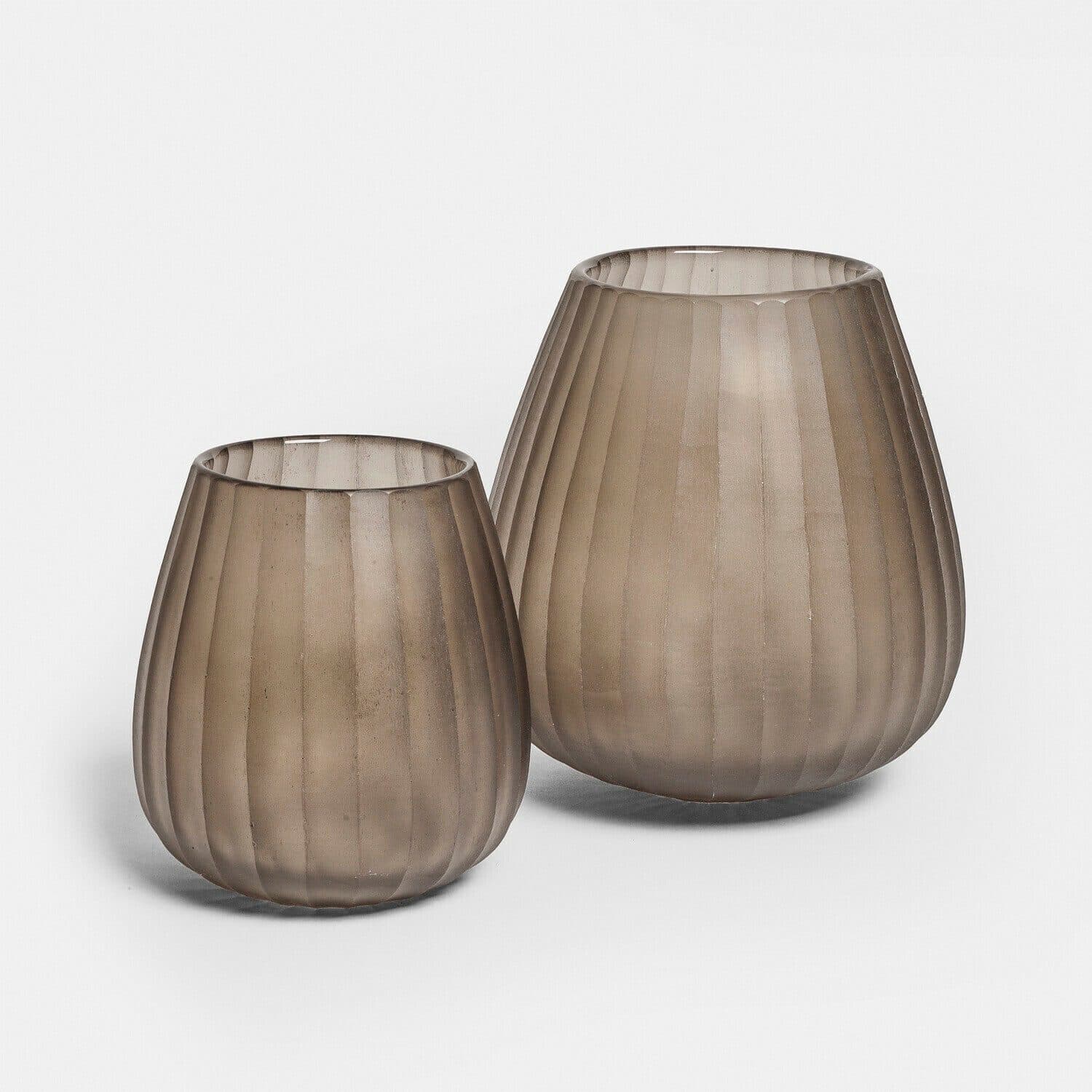 Mirabeau Windlicht 2er Set Monterella Braun Glas - Bild 2