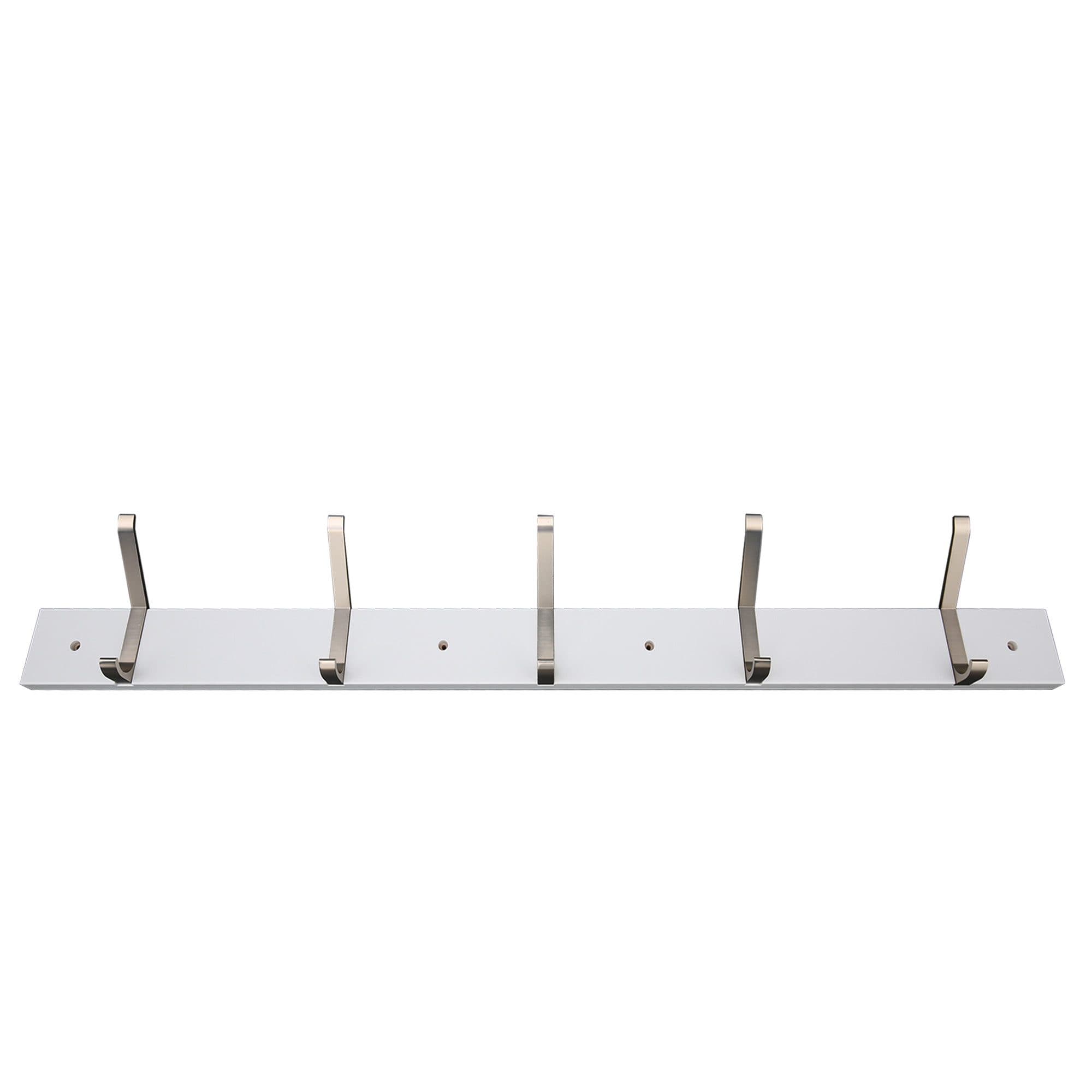 Steelboxx Garderobenleiste 1000 mm 5 Haken weiß