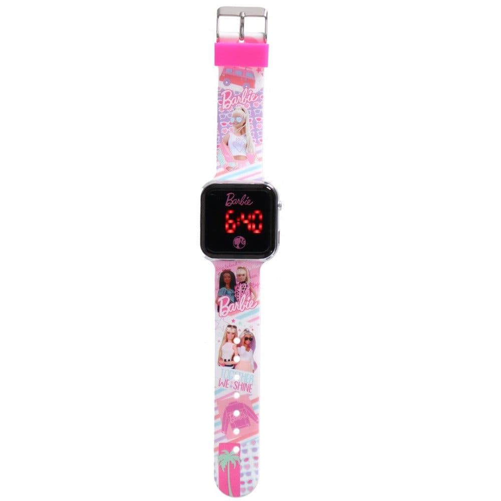 Otto Simon Kinderwecker Barbie - LED-Kinderuhr Rosa - Bild 2