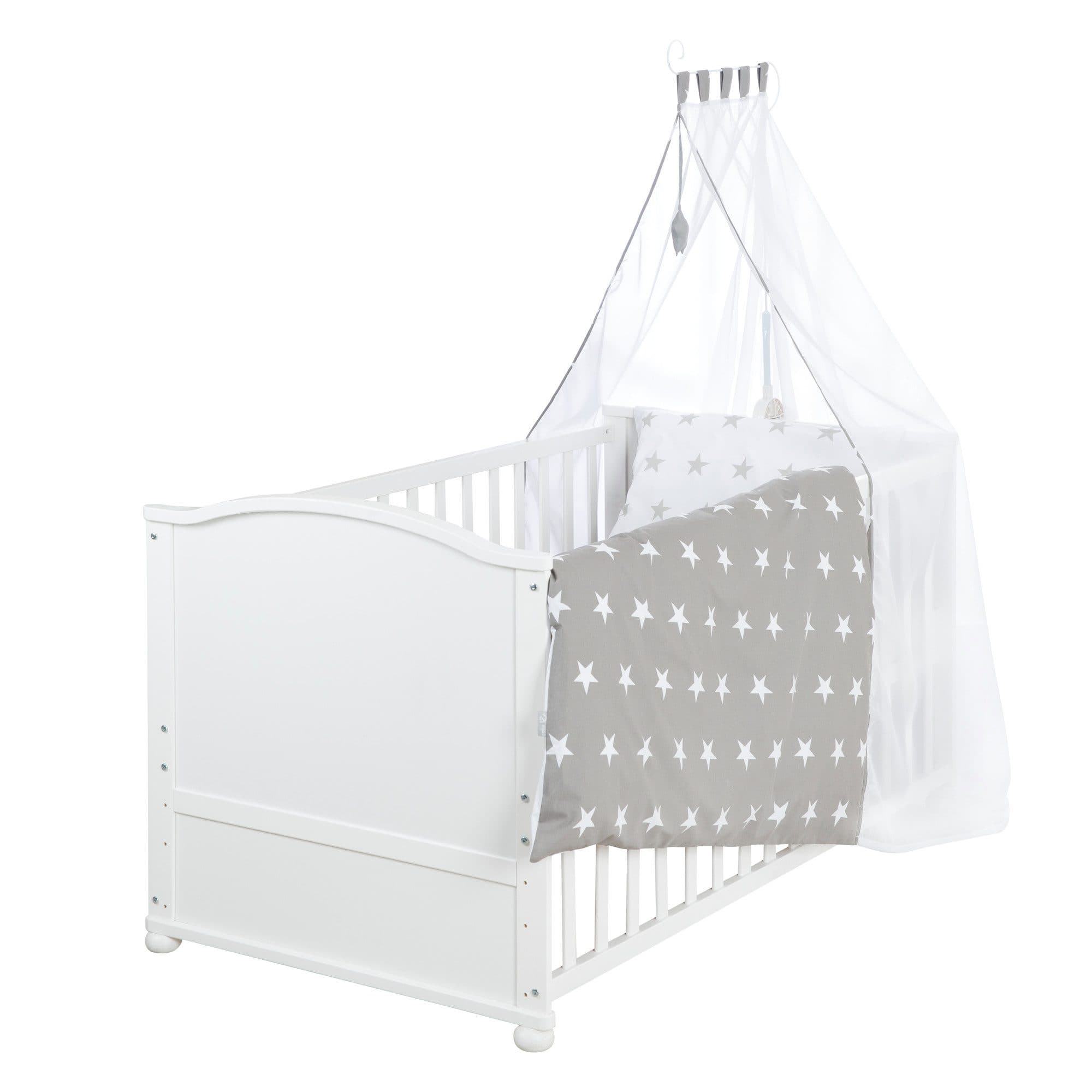 roba® Babybett Little Stars oder Fox & Bunny inkl. Bettwäsche & Matratze - Bild 2