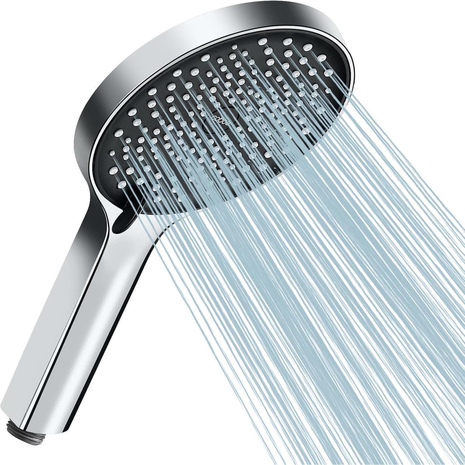 LuxusKollektion Handbrause Duschkopf Schwarz Regendusche Wassersparend - Bild 2