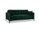 Micadoni Sofa Mamaia 2-Sitzer Flaschengrün Samt Bild 2